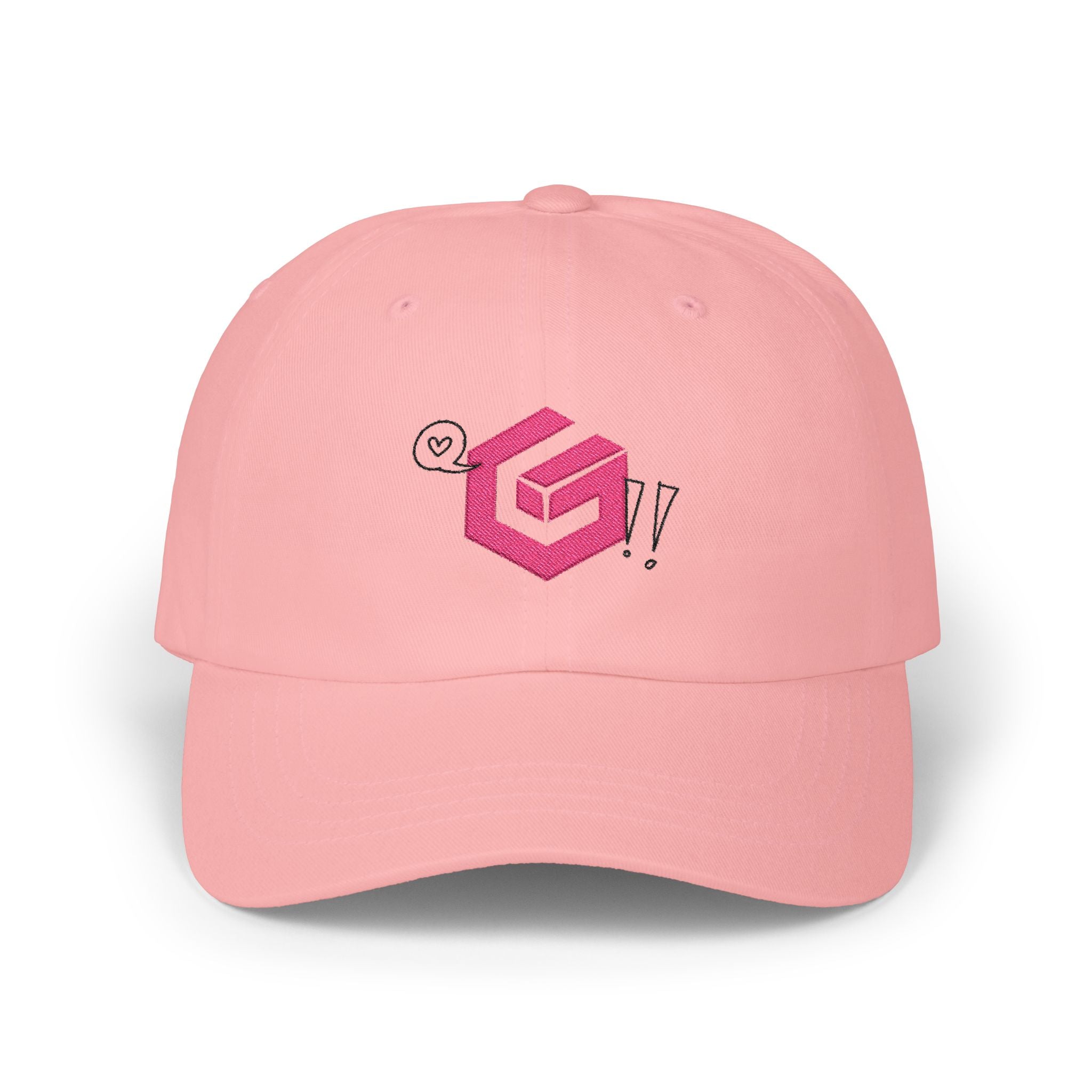 The Cube, Pink! (Embroidered Dad Cap)