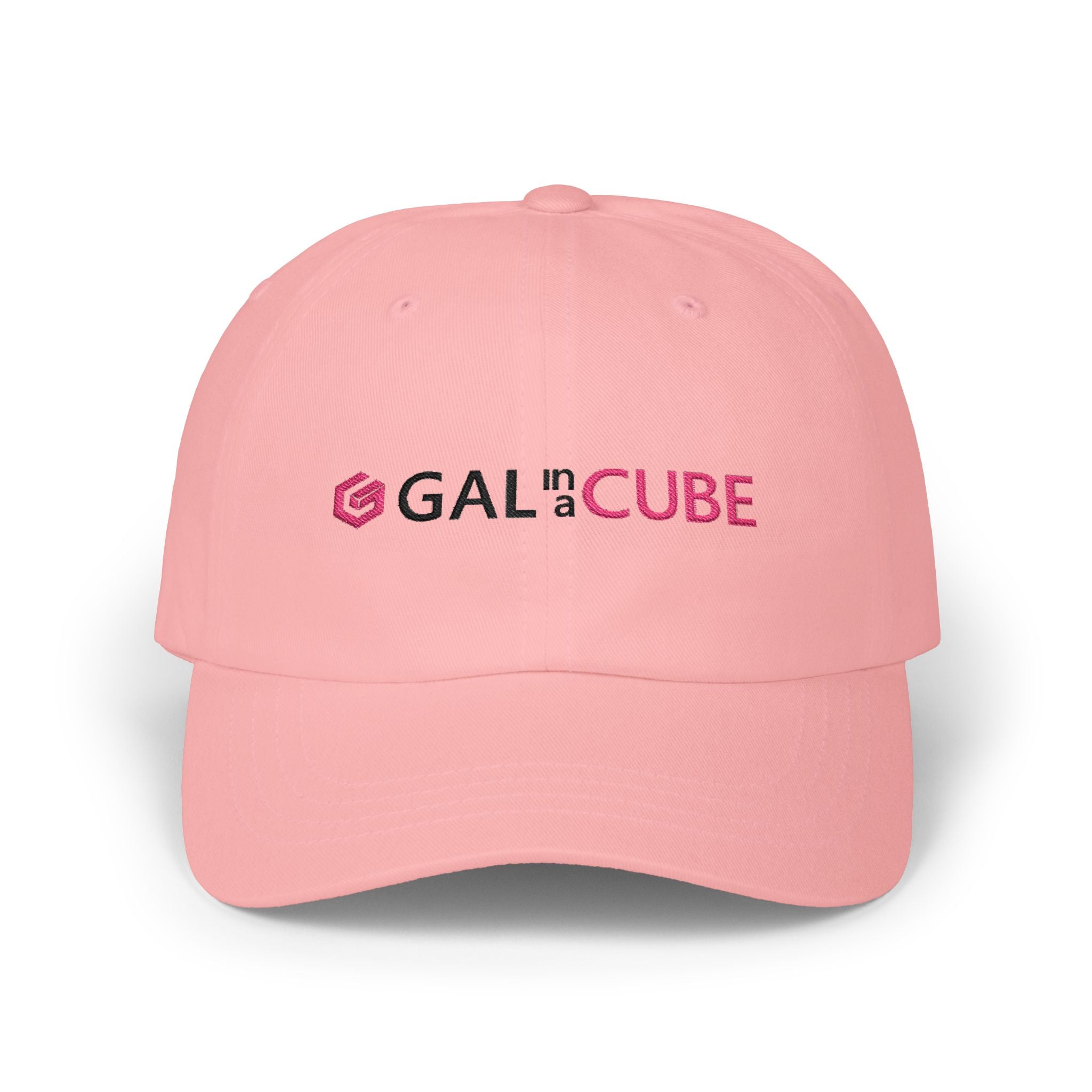 Gal in a Cube (Embroidered Dad Cap)